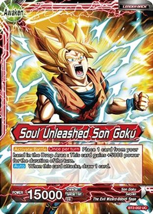 Son Goku // Soul Unleashed Son Goku - Union Force - Uncommon - BT2-002