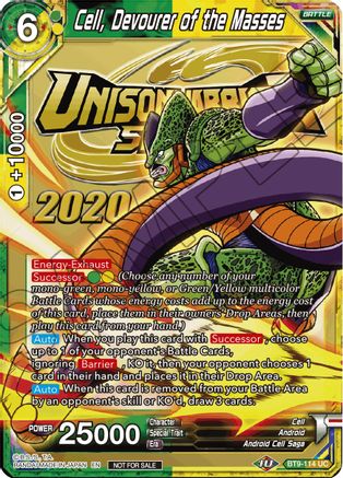 Cell, Devourer of the Masses - Tournament Promotion Cards - Promo - BT9-114