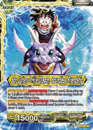 Son Gohan // Son Gohan & Hire-Dragon, Boundless Friendship (Revision) - 5th Anniversary Set - Uncommon - BT11-091