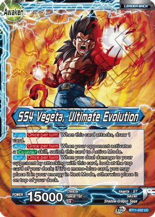 Vegeta // SS4 Vegeta, Ultimate Evolution - Vermilion Bloodline - Uncommon - BT11-032