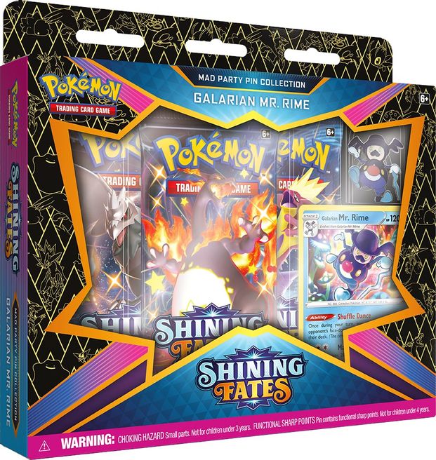POKEMON Shining Fates Mad Party Pin Collection [Galarian Mr. Rime]