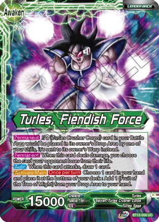 Turles // Turles, Fiendish Force - Vicious Rejuvenation - Uncommon - BT12-056