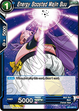 Energy Boosted Majin Buu - Galactic Battle - Common - BT1-047