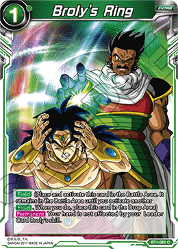Broly's Ring - Galactic Battle - Common - BT1-081