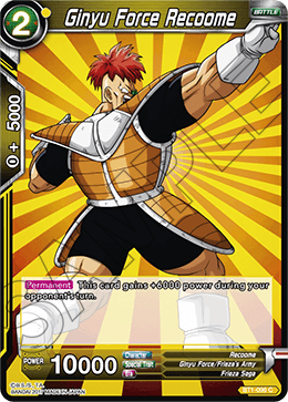 Ginyu Force Recoome - Galactic Battle - Common - BT1-096