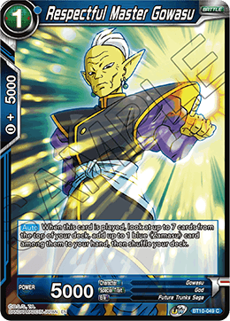 Respectful Master Gowasu - Rise of the Unison Warrior - Common - BT10-049