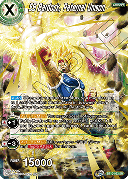 SS Bardock, Paternal Unison - Rise of the Unison Warrior - Super Rare - BT10-062