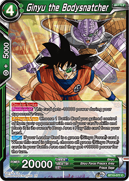 Ginyu the Bodysnatcher - Rise of the Unison Warrior - Common - BT10-077