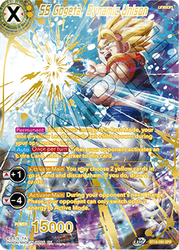 SS Gogeta, Dynamic Unison (SPR) - Rise of the Unison Warrior (2nd Edition) - Special Rare - BT10-095