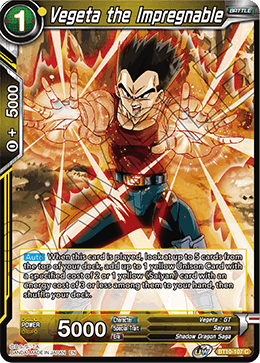 Vegeta the Impregnable - Rise of the Unison Warrior - Common - BT10-107
