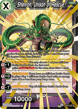 Shenron, Unison of Rescue - Rise of the Unison Warrior (2nd Edition) - Super Rare - BT10-125