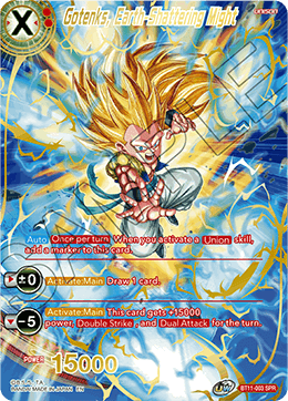 Gotenks, Earth-Shattering Might (SPR) - Vermilion Bloodline - Special Rare - BT11-003