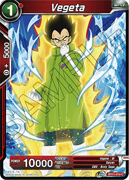 Vegeta - Vermilion Bloodline - Common - BT11-010