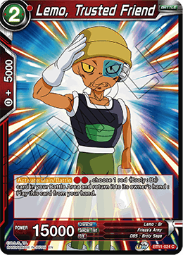 Lemo, Trusted Friend - Vermilion Bloodline - Common - BT11-024