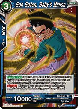 Son Goten, Baby's Minion - Vermilion Bloodline - Uncommon - BT11-036