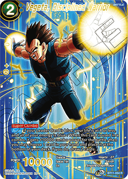 Vegeta, Disciplined Warrior (Alternate Art) - Special Anniversary Set 2021 - Rare - BT11-054