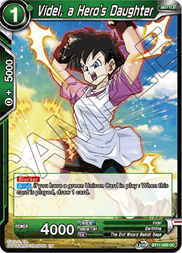 Videl, a Hero's Daughter - Vermilion Bloodline - Uncommon - BT11-069