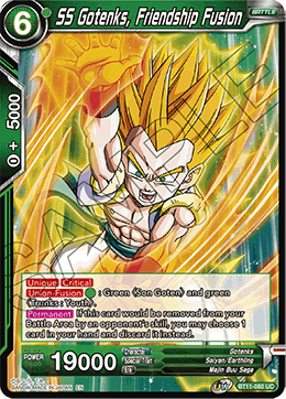 SS Gotenks, Friendship Fusion - Vermilion Bloodline - Uncommon - BT11-080