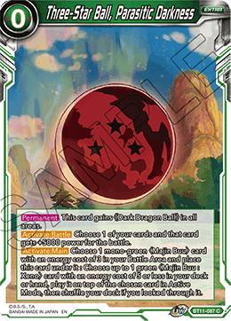 Three-Star Ball, Parasitic Darkness - Vermilion Bloodline - Common - BT11-087