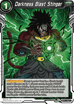 Darkness Blast Stinger - Vermilion Bloodline - Common - BT11-150