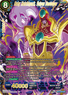 Baby Hatchhyack, Saiyan Destroyer - Vermilion Bloodline (2nd Edition) - Secret Rare - BT11-153