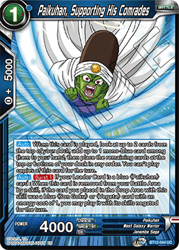 Paikuhan, Supporting His Comrades - Vicious Rejuvenation - Uncommon - BT12-044