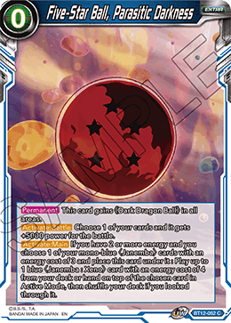 Five-Star Ball, Parasitic Darkness - Vicious Rejuvenation - Common - BT12-052