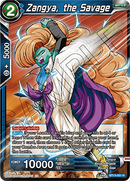 Zangya, the Savage - Supreme Rivalry - Rare - BT13-051