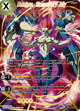 Demigra, Momentary Ally (SPR) - Supreme Rivalry - Special Rare - BT13-123