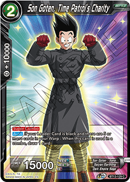 Son Goten, Time Patrol's Charity - Supreme Rivalry - Common - BT13-129