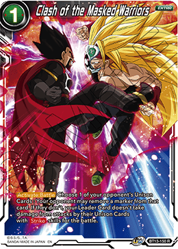 Clash of the Masked Warriors - Supreme Rivalry - Rare - BT13-150