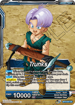 Trunks // Trunks, the Hero's Successor - Cross Spirits - Uncommon - BT14-031
