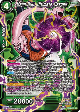 Majin Buu, Ultimate Despair - Cross Spirits - Super Rare - BT14-077