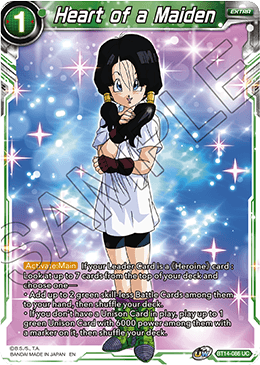 Heart of a Maiden - Cross Spirits - Uncommon - BT14-086