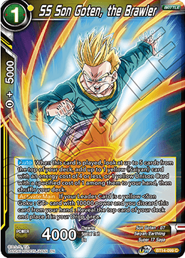 SS Son Goten, the Brawler - Cross Spirits - Common - BT14-099
