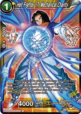 Hell Fighter 17, Mechanical Charity - Cross Spirits - Common - BT14-111