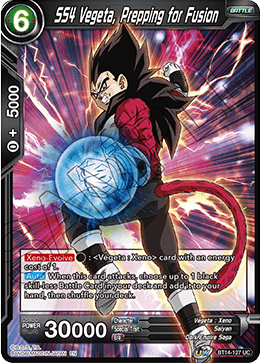 SS4 Vegeta, Prepping for Fusion - Cross Spirits - Uncommon - BT14-127