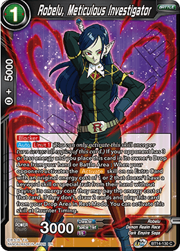 Robelu, Meticulous Investigator - Cross Spirits - Common - BT14-130