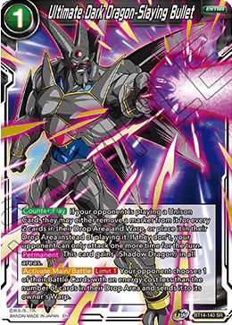 Ultimate Dark Dragon-Slaying Bullet (Revision) - 5th Anniversary Set - Super Rare - BT14-140