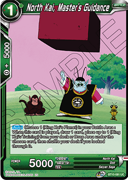 North Kai, Master's Guidance - Saiyan Showdown - Uncommon - BT15-081