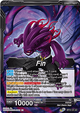 Fin // Fin, Apocalyptic Absorption - Saiyan Showdown - Uncommon - BT15-121