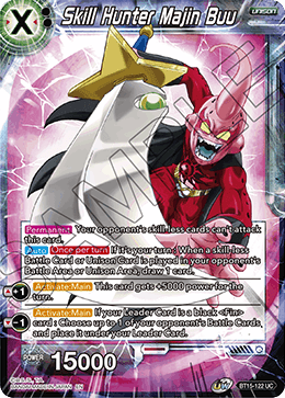 Skill Hunter Majin Buu - Saiyan Showdown - Uncommon - BT15-122
