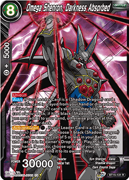 Omega Shenron, Darkness Absorbed - Saiyan Showdown - Rare - BT15-131