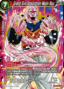 Grand Evil Absorption Majin Buu - Union Force - Super Rare - BT2-025