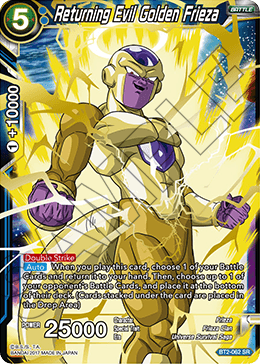 Returning Evil Golden Frieza - Union Force - Super Rare - BT2-062