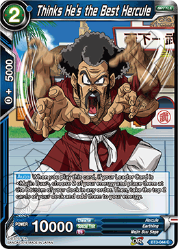 Thinks He's the Best Hercule - Cross Worlds - Common - BT3-044