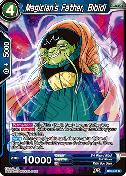 Magician's Father, Bibidi - Cross Worlds - Common - BT3-046