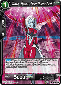 Towa, Space Time Unleashed - Cross Worlds - Common - BT3-115