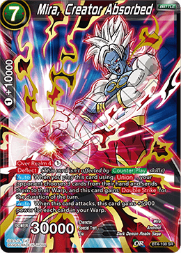 Mira, Creator Absorbed - Colossal Warfare - Super Rare - BT4-108