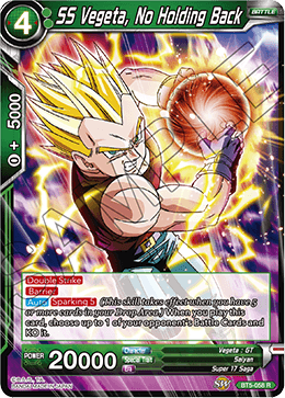 SS Vegeta, No Holding Back - Miraculous Revival - Rare - BT5-058